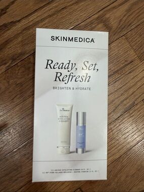 SkinMedica HA Hydra Collagen Replenish & Restore Hydrator and AHA/BHA cleanser N